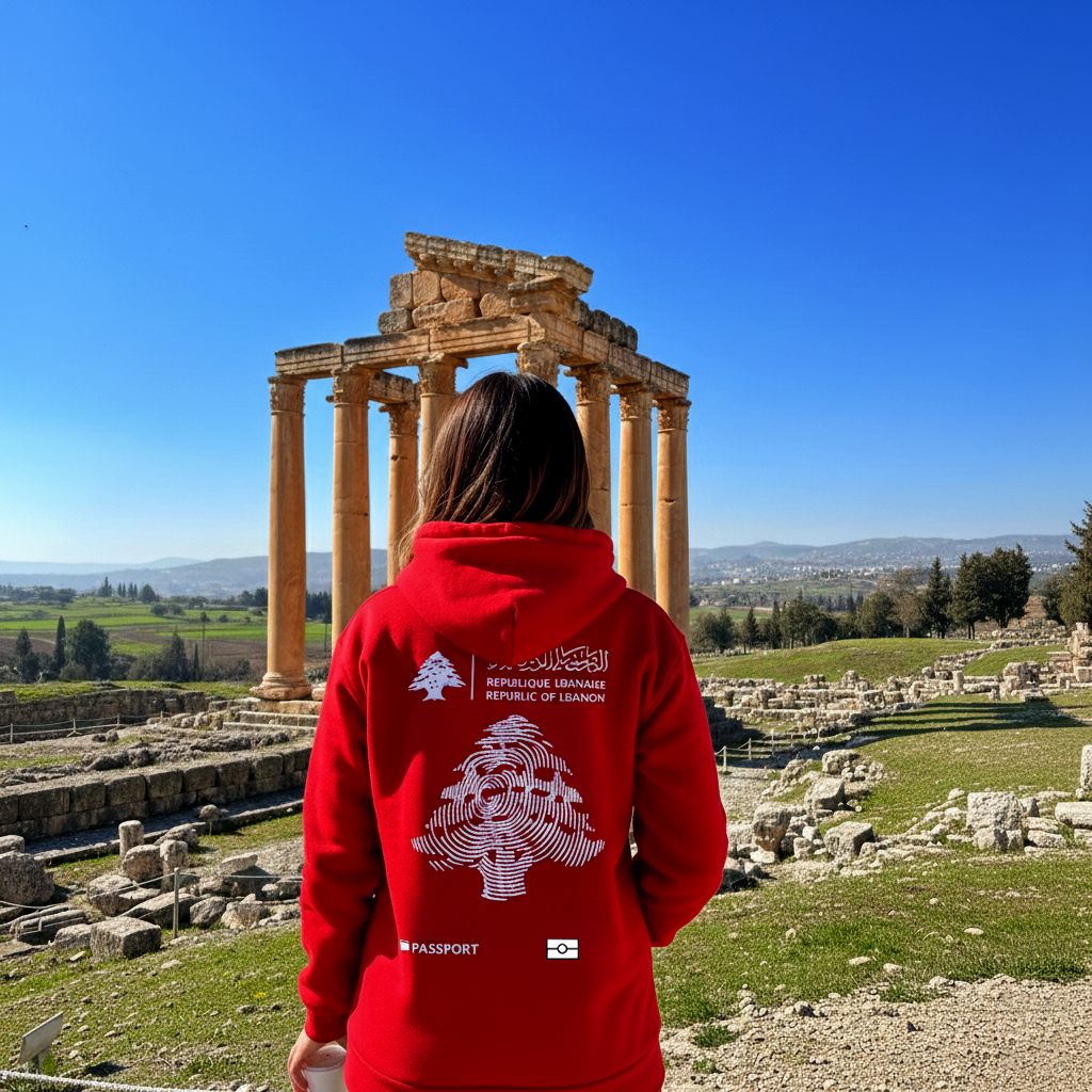 The Lebanese passport hoodie