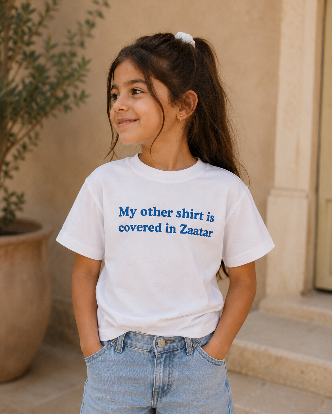 My other shirt is covered in Zaatar