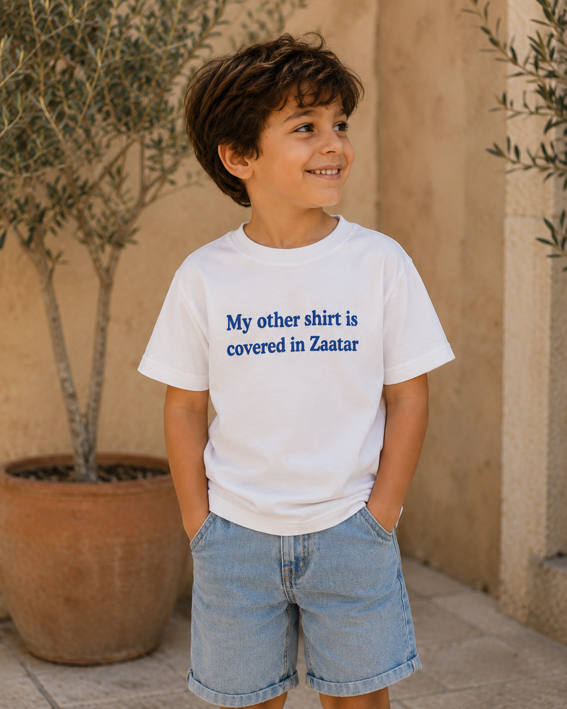 My other shirt is covered in Zaatar