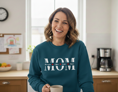 The "Mama's Heart" Personalized Name Sweatshirt