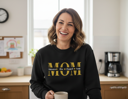 The "Mama's Heart" Personalized Name Sweatshirt