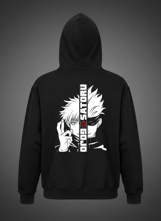 The Gojo "Split Face" Hoodie (Monochrome)