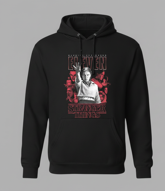Stranger Things "Eleven" Hero Collage Hoodie
