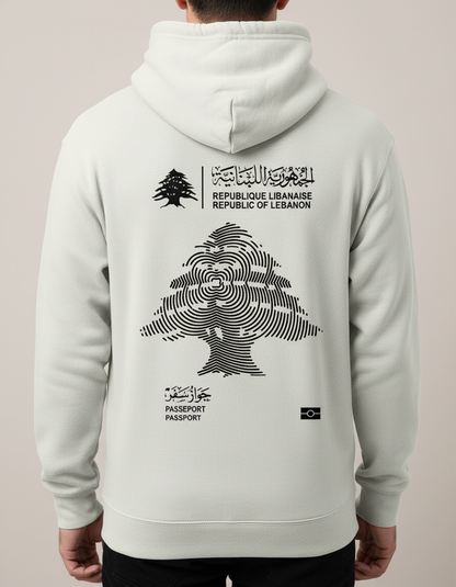 The Lebanese passport hoodie