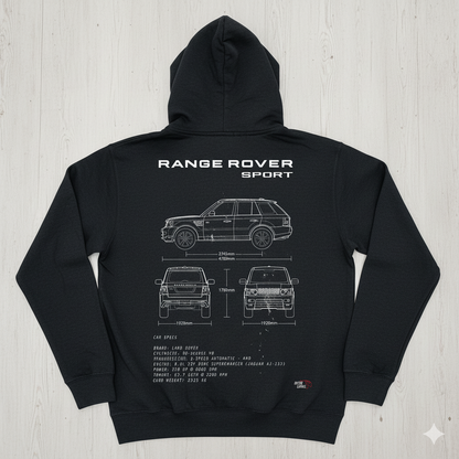Range Rover Sport Blueprint Hoodie