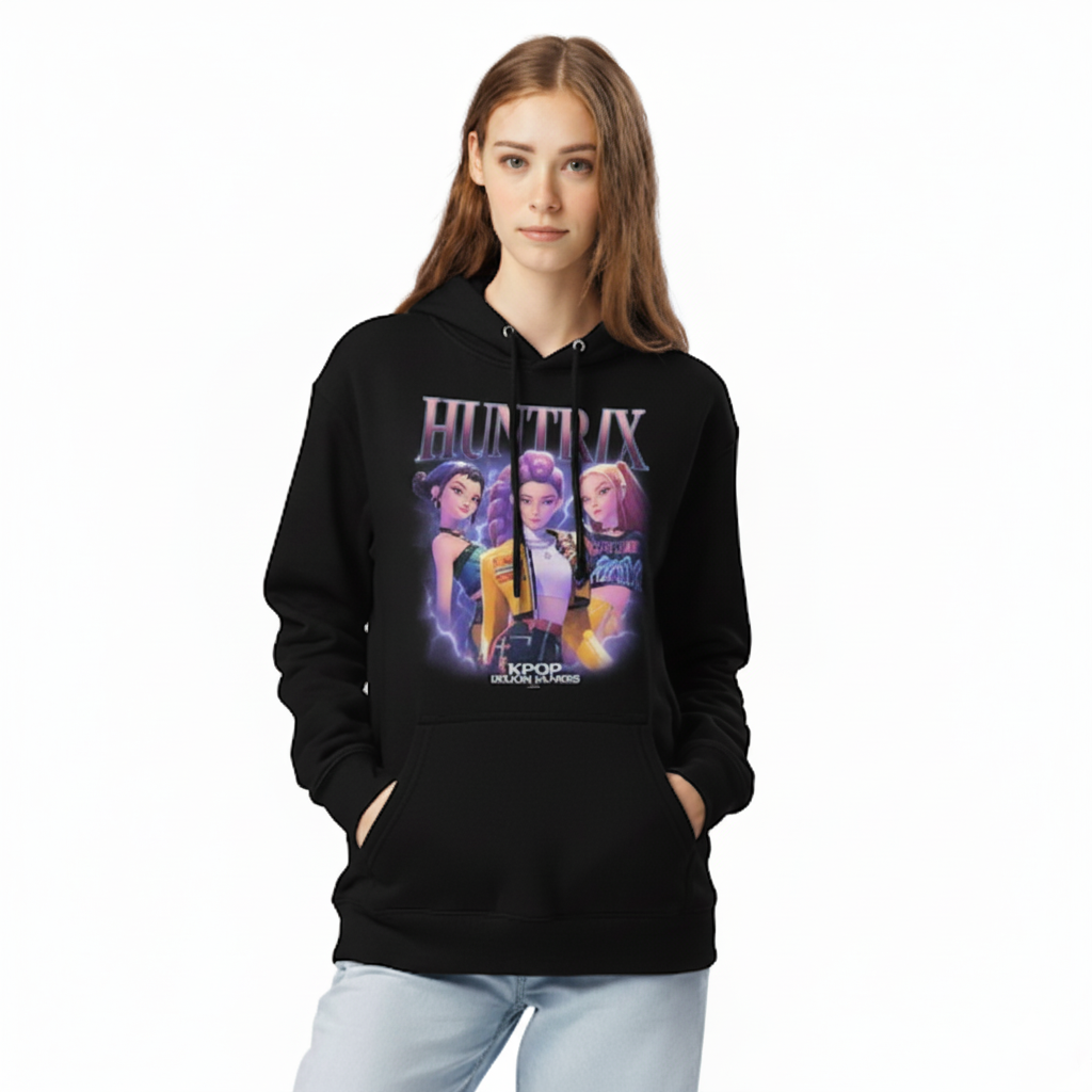 Purple Haired K-Pop Star Inspired Hoodie