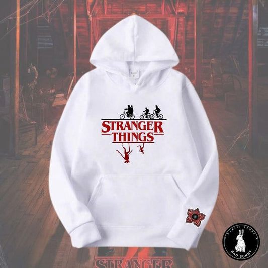 Stranger Things "Biking Through Hawkins" Minimalist Hoodie