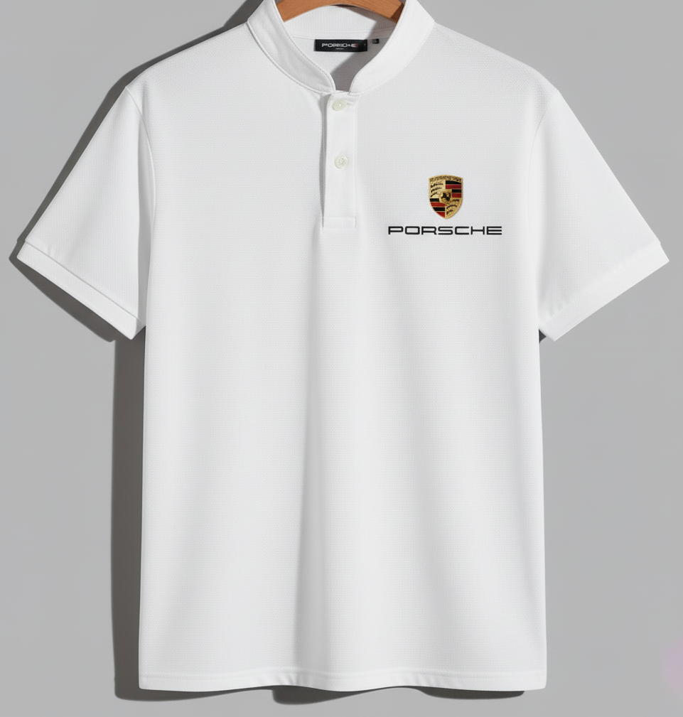 Col Mao Porsche Crest Polo