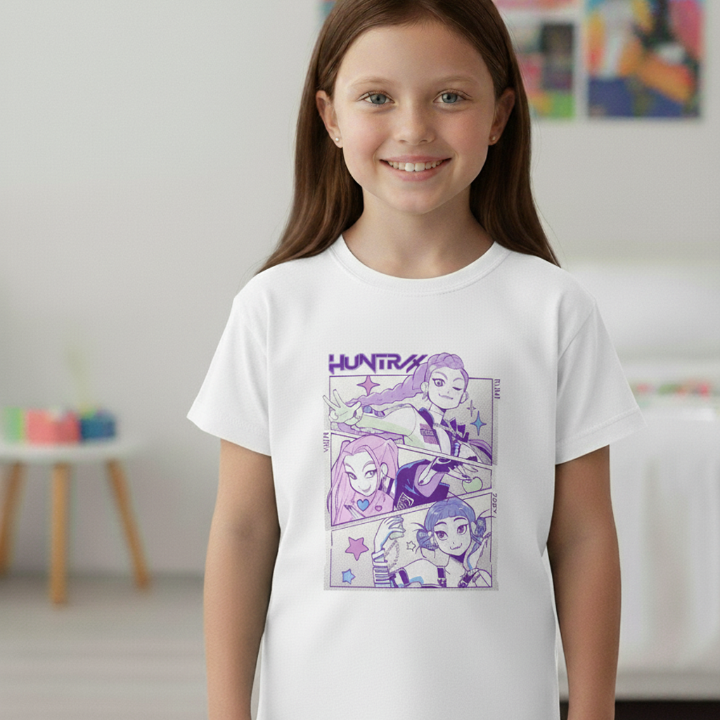 Purple Haired K-Pop Star Inspired Tshirt
