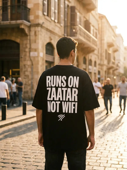 Runs on Zaatar, Not WiFi |T-Shirt