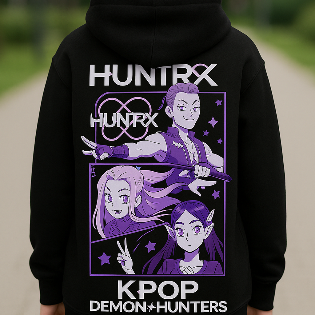 Purple Haired K-Pop Star Inspired Hoodie