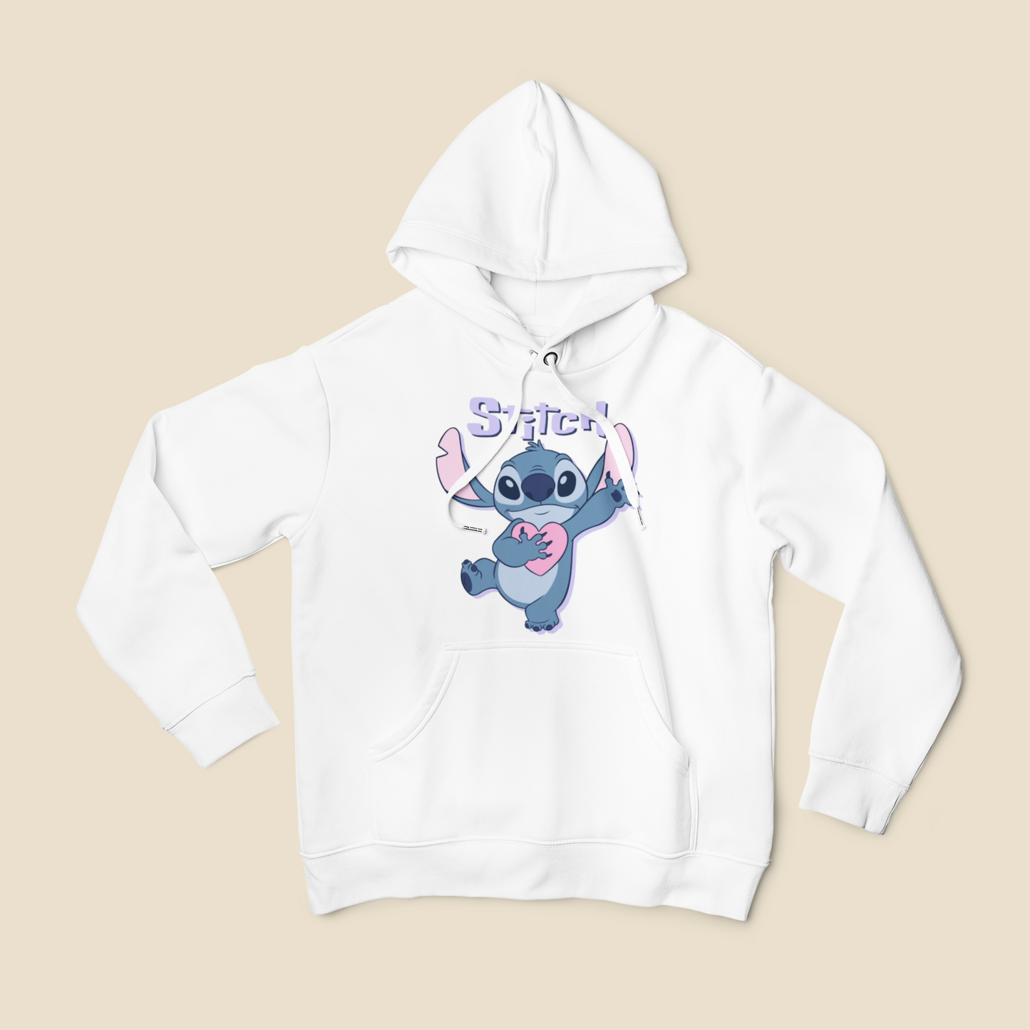 Loveable Stitch Heart Hoodies