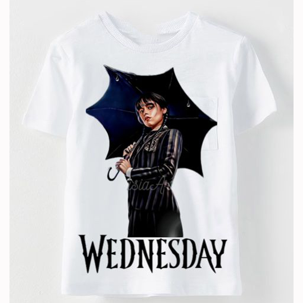 Wednesday Addams "Nevermore" T-Shirt